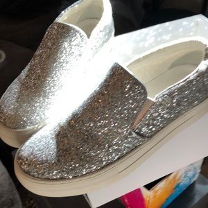 Steve Madden sparkly slide ons!!! Fabulous shoes!!